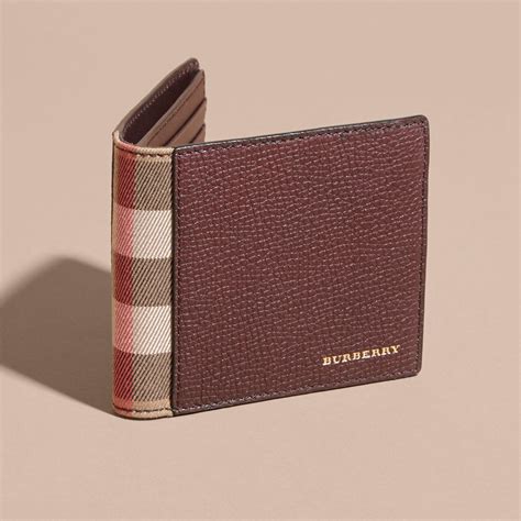 burberry small mens wallet|Burberry wallet men's brown.